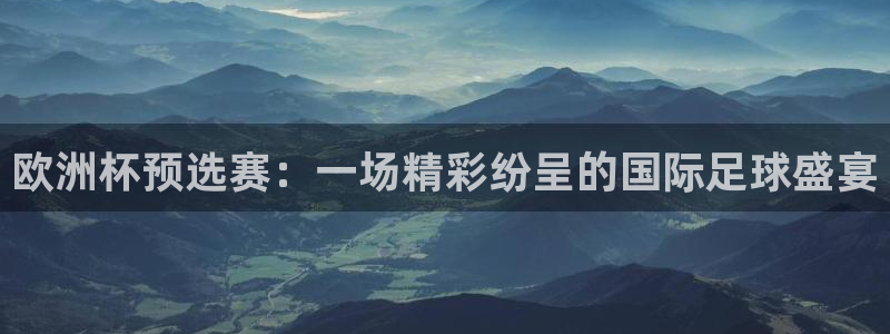 857体育赛事直播平台：欧洲杯预选赛：一场精彩纷呈的国际足球盛宴